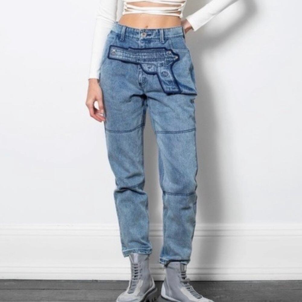 NWOT Manier De Voir High Waisted “Pistol” Jeans